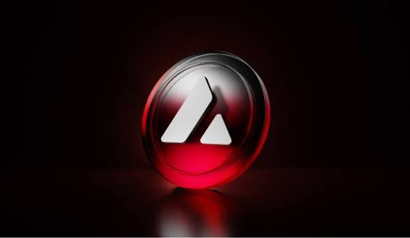 A glowing red and black circular logo with a stylized 'A' sits against a dark background.