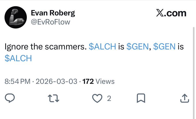 The image features a screenshot of an original post, possibly on Twitter or another social media platform. The main content includes a conversation starter that reads, "Ignore the scammers." Additionally, there are examples of other people involved in the larp scene, likely discussing various topics related to $gen and larp culture.

The image itself is not text-based but rather an image, so it's important to note that only visual elements are present within this description.