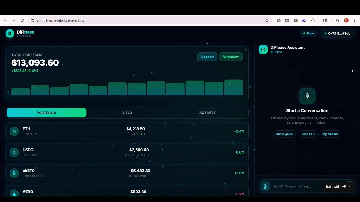 The image displays a screenshot of a financial trading app called EtherTrade. The screen shows various data and information related to cryptocurrency exchanges, including the balance of funds held by different exchanges, and transactions happening between users. Users can also view the exchange's performance indicators such as trade volume and price movements. In the bottom left corner, there is an advertisement for the app on a website called Dribble.