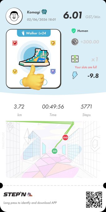 "Stepn" refers to a mobile app called StepN. It's designed for tracking steps taken during workouts or daily activities, helping users monitor their physical activity and set goals. The image shows an exercise app displaying various settings, including step count and distance covered, as well as information about the user's progress on a map of the United States.