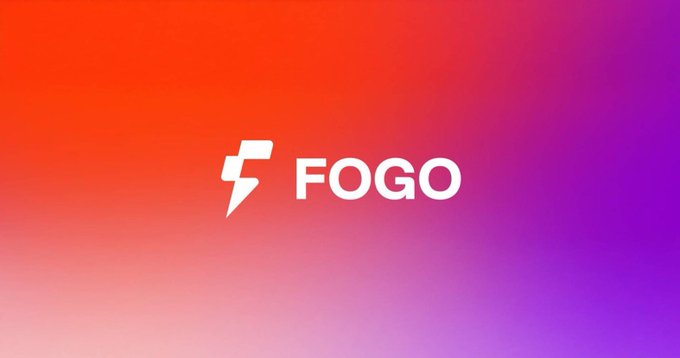 The Fogo logo with a lightning bolt symbol on a gradient red-to-purple background.