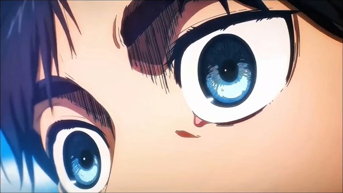 An image of a character's eye with blue eyes that has been rendered from an anime style. The text below reads "for me, it's house risk market risk is fair, win or lose that's trading but sending funds to someone else’s wallet just to trade? opaque execution? hidden rules? custody risk, frozen withdrawals lol". This image is related to the post as a description of the character.