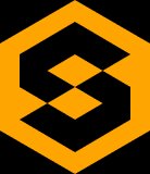 The image features a logo with an orange hexagon containing a black diamond inside, which has the letter "s" written above it. The background of the image is black, making the orange hexagon stand out prominently. Below the hexagon, there's text that reads "True innovation is measured by consistent development, not temporary excitement. SANDchain focuses on creating infrastructure that supports creators and communities over the long term rather than relying solely on trends. Building never stops."