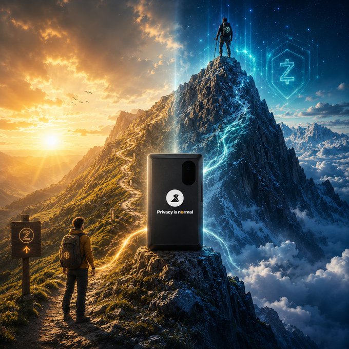 ers on a mountain peak, with a black box labeled "PRIVACY ISMAIL" and a person holding a camera.