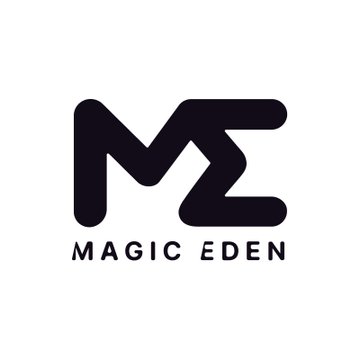 This image displays the "Magic Eden" logo and is accompanied by a post expressing a strong negative sentiment towards the platform, even including a Solana wallet address.