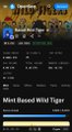 A mobile game screen for 'Wild Tiger' shows a 'Most Recent Wild Tiger' section, with the game title 'Wild West' partially visible at the top in a Western-themed aesthetic.
