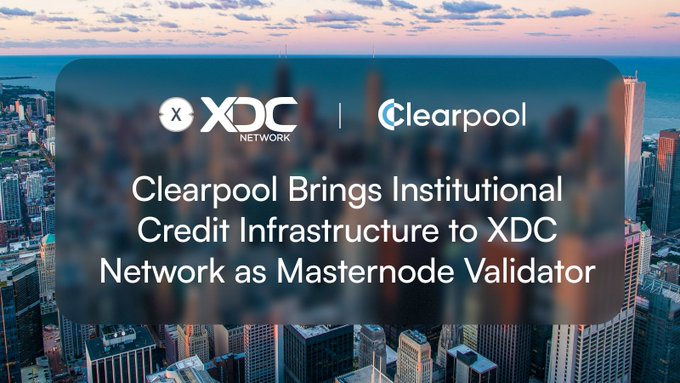 xtdc.net/clearpool brings institutional credit infrastructure to xdcc.