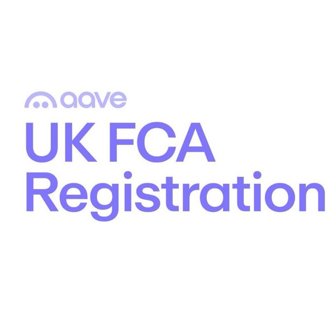 The image features a logo with purple text that reads "AAVE UK FCAs Registration". The logo is displayed against a white background, making it stand out prominently. The text appears to be in black, which contrasts nicely with the purple color of the logo. The main focus of the image is on the registration process for UK FCAs and electronic money authorisation services.