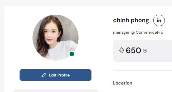 The image shows a woman with brown hair, smiling at the camera. She is wearing a white top and has her profile picture displayed next to her name and an estimated age of 16 years old. There are several other details present in the image as well, but they do not seem to directly relate to the post about building on @arc or what to do when you build there. The main focus of the image is on the woman's profile picture, which might be helpful for the post if it contains any information about her background or interests that others can relate to.