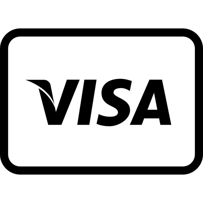 The image features the "VISA" logo displayed in bold black text within a rectangular border, serving as branding for Visa, the company cited in the accompanying news post about consumer attitudes toward stablecoins in the Asia-Pacific region.