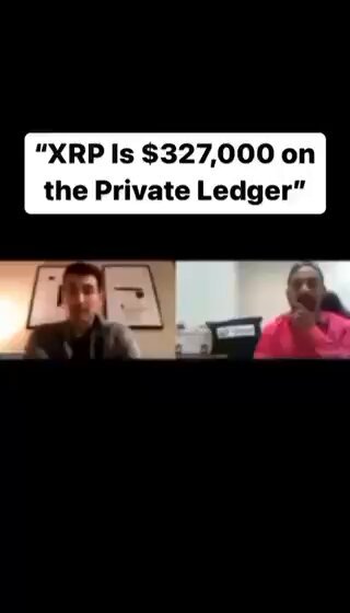The image features a black background with two men at a desk talking, possibly discussing an interesting development related to XRP. The text displayed around them provides information about the XRPR coin and its current worth of $327,000 on the private ledger. Furthermore, Google has recently added the banx media extension to its platform to aid in the promotion of this specific coin.