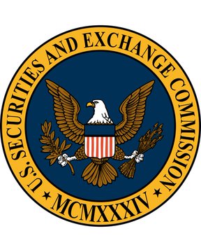 The official seal of the U.S. Securities and Exchange Commission, featuring a bald eagle and the Roman numeral year 'MCMXXXIV' (1934).