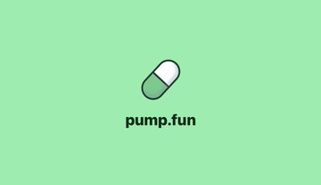 This image shows the "pump.fun" logo, a pill graphic with the text "pump.fun" underneath. It likely represents the platform being discussed in the accompanying post about meme coin hype.