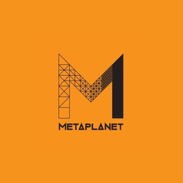 The image displays the Metaplanet logo, featuring a stylized geometric "M" with the company name "METAPLANET" beneath it, set against an orange background. This relates to the post as Metaplanet has received shareholder approval for its Super League Enterprise deal, marking an expansion of its Bitcoin treasury strategy into the US market.