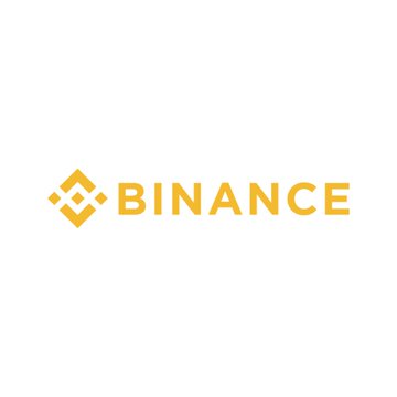 The Binance logo featuring the yellow diamond-shaped cryptocurrency symbol next to the word 'BINANCE' on a white background.