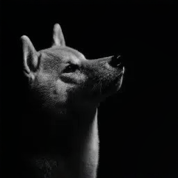 A black and white profile shot of a dog, symbolizing Bonk's self-referential nickname "The Dog," paired with a memecoin contract address in a post rallying for a price surge to fuel summer meme momentum.