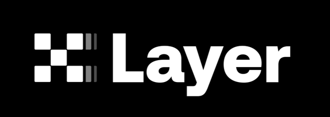 The image displays the white "Layer" wordmark and pixel-style logo of X Layer against a black background, visually branding the post about X Layer's Phase 2 liquidity incentive program allocating 100,000 USDG for LPs of stock token and memecoin pools.