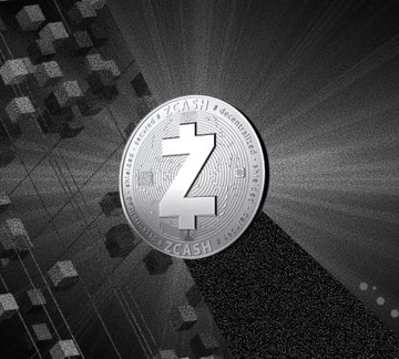 A silver Zcash (ZEC) physical coin featuring the distinctive "Z" logo and the text "ZCASH" rests against a dark, digital-themed background with geometric patterns. The image visually represents the cryptocurrency that has just received its first U.S. spot ETF from Grayscale (ticker: ZCSH), highlighting the growing connection between ZEC and traditional financial markets.