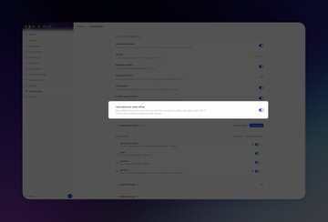 A macOS Settings window is displayed, with a pop-up notification announcing "Get webhooks into T3.by" in T3 Connect, relating to the post about creating webhook-triggered tasks for issue triaging and event forwarding.