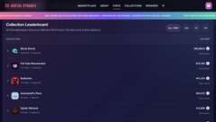 A screenshot of MetaStreet's NFT Marketplace showing a "Collection Launches" page, with visible collections including Cybertales, Co-Character, Elemental, Research Run, and Vee Friends. The page features categories like "#DigitalDynamix" and "#FlareNetwork," aligning with the post highlighting Flare Network's NFT marketplace activity.