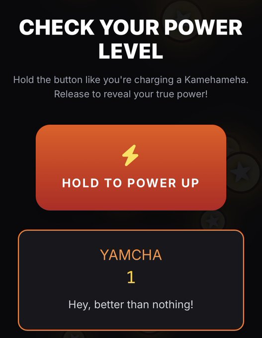 There are a few text elements that can be seen in the image. One of them is "Check Your Power Level", which indicates that the viewer should check their power level for accuracy or status. Another text element says, "YAMCHA 1". This might be a user's name or some other relevant information related to this app feature or setting. The rest of the image focuses on the app features and interactions.