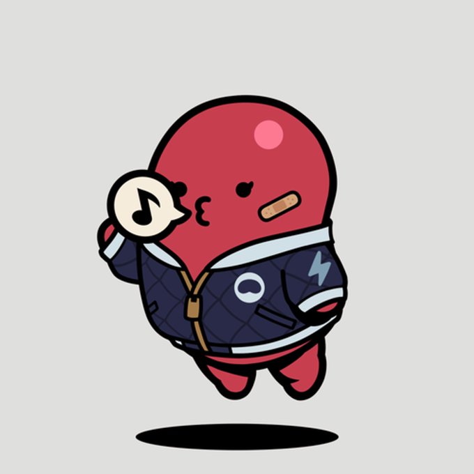 A chibi-style red bean-shaped character wearing a dark blue jacket with a zipper and lightning bolt emblem happily holds a mug of coffee while leaping mid-air, matching the sold "BEANZ #14895" NFT item from the accompanying OpenSea listing.