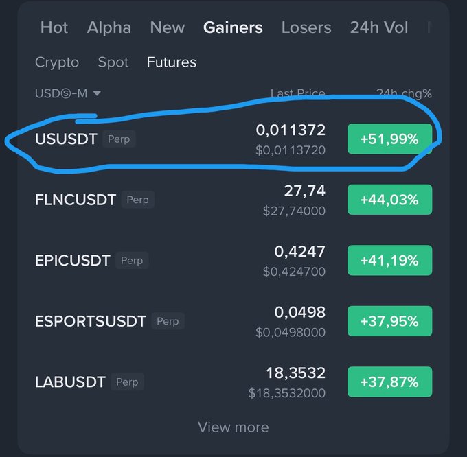 The image shows a screenshot of an Excel cell containing data about various stock trades made with different cryptocurrency exchanges. The data includes symbols like "FNCUDP", which might represent future crypto gains, as well as symbols for "USDT" and "ETH", representing the trading platforms used to execute these trades. There are numbers associated with the transactions that show the gains from those trade operations. 

The post is about gaining exposure on the Ethereum exchange RYKER - it appears to be a focus on gaining more exposure through successful crypto transactions, particularly related to gainers and losses in the crypto market.