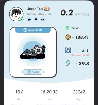 The image shows a phone screen displaying information about a fitness app called "Super Taxi" that tracks steps taken, calories burned, and distance traveled during a run. The app also provides a step-by-step guide for running and offers a training plan based on the user's current level of fitness.