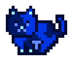 A pixelated blue cat sprite represents MoonCat #10413, the unique digital collectible that was adopted for 0.15 ETH ($232.53) in the linked blockchain transaction.