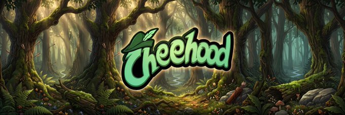 A stylized logo for 'Treehood' is displayed in green leafy text over an illustration of a lush, enchanted forest with mossy trees and a small stream.