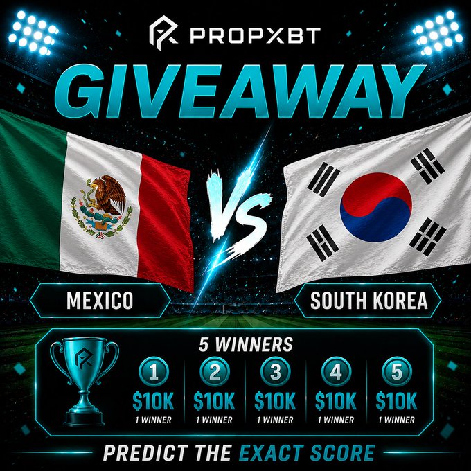 The image features two flags, one representing Mexico and the other South Korea, both of which are waving above a soccer field. The text reads "Mexico vs South Korea" at the top of the image, indicating that these are the teams being compared in this challenge. A series of numbers is also visible beneath the flags.