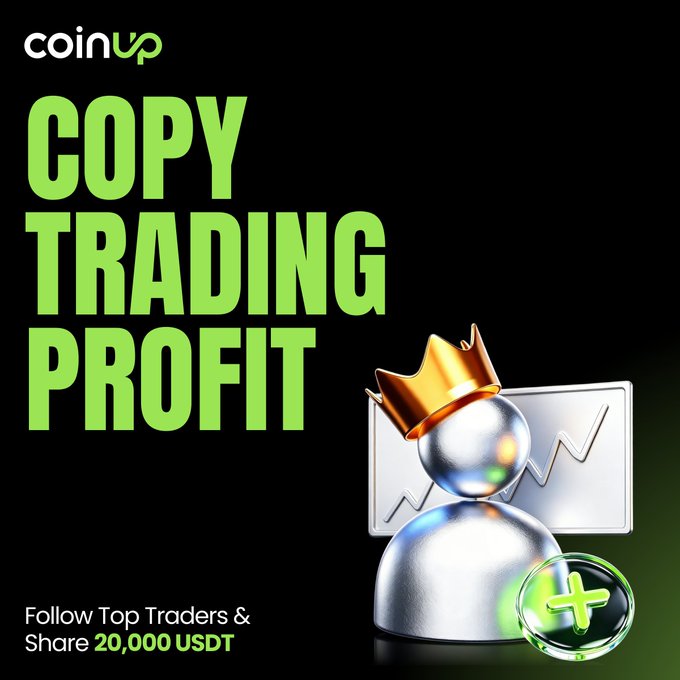"The image contains a silver figure wearing a gold crown with the words 'Copy Trading Profit'. The figure appears to be a person or an object that can symbolize wealth, power, or prosperity associated with copy trading."