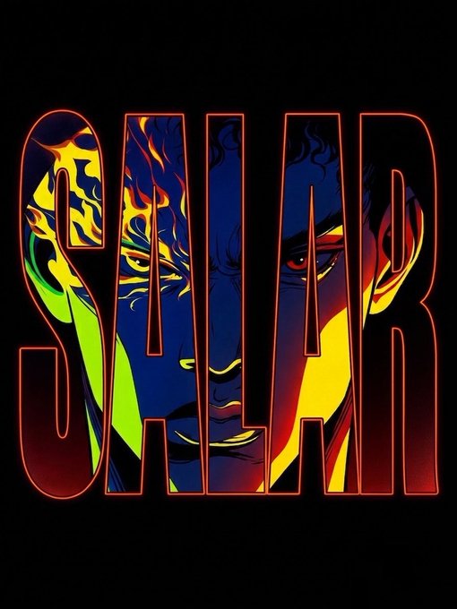 The image features the word "SOLAR" in bold, stylized letters filled with a vibrant illustration of a flaming, flame-haired face in neon colors, outlined in red against a black background. The post references "@EthraShip," a logistics infrastructure project, with "SOLAR" likely serving as a striking visual identity or branding element that emphasizes power and energy in the Web3 space.