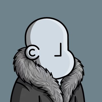 The image features a cartoon character wearing a fur coat, which has a gray collar and a fur-lined hood. The character appears to be standing against a blue background with a white border. The caption of the image reads "You're waiting for a dip to join @npconchain? Just make sure you don't stay sidelined. Every dip gets bought. Every pullback gets erased. Holder count has been climbing for 3 straight days. If you've been missing the old CT vibes... You'll feel right at home here." The image seems to be related to a post about a swimming pool, as it uses humor and a cartoon character to convey its message.