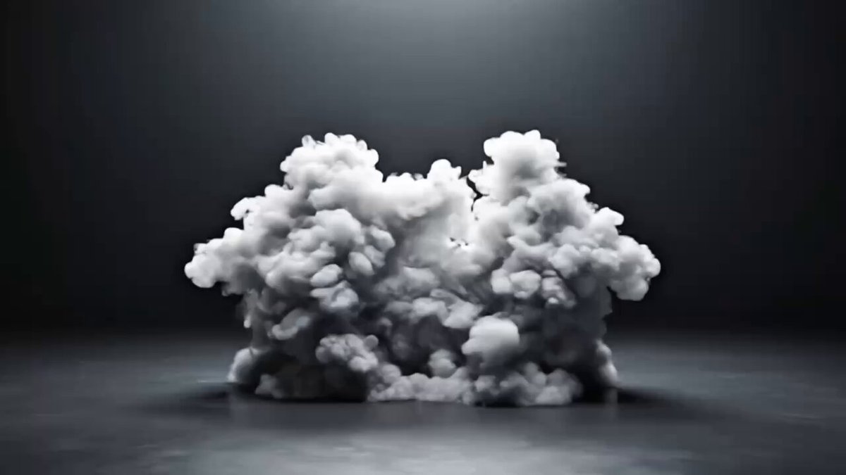 The image shows a large cloud of smoke coming out from the bottom right corner, which appears to be white or gray depending on lighting conditions. The background is dark, making the smoke stand out even more. There's also text that reads "There'S something being overlooked. We're not just betting on Prividium. We'r betting on Prividium. The current developments are much bigger and more solid than those of 202b or 202c". This suggests that the image is related to a competition, possibly involving Prividium technology, where the focus is on the cloud of smoke as an indicator of progress in the development of Prividium technology.