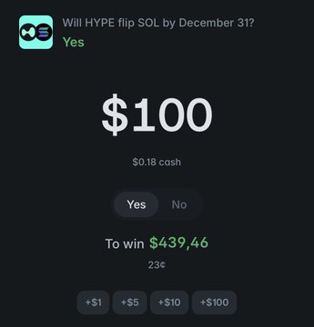 A post with a screenshot of an app titled "Will HOPE" that says, "100", and someone has asked whether they should flip the coin for $100.