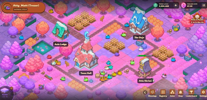 The image shows a detailed screenshot of an online game interface featuring a colorful town scene with multiple buildings. The game appears to be designed for children, offering various challenges and levels of difficulty as well as social interactions and multiplayer options with other players. The text on this screenshot includes some thoughts about terrariums from the post's caption: "My thoughts on terrariums."