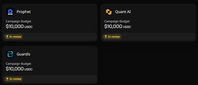 This image shows a list of four profiles or items related to campaign budgets, one of which highlights the word "guard" along with a quote from an article that references the importance of long-term thinking in the crypto space. The other three profiles are not directly associated with the main topic but provide additional information about campaign budgeting strategies and approaches. Overall, these different pieces of content all seem to emphasize the significance of thoughtful planning and careful consideration when it comes to managing campaign budgets.