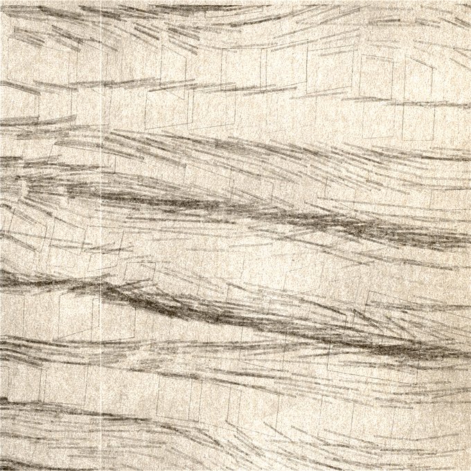 The image features a sketch of a dragon drawn with black lines against a beige background. The drawing appears to have been done using ink, giving it an artistic touch. The text "Dragons #252 @williamapan 2021 - on @fx_hash_ In lerandomart" is present in the image, which might be related to the post or the artist's work.
