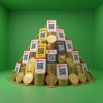 A pyramid stack of PayFex QR codes and cryptocurrency tokens features prominently, promoting a giveaway promising free crypto airdrops for users who share their wallet addresses—though legitimate projects never request wallet info in comments.