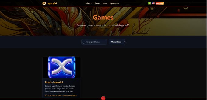 The image shows a website called "games" that has a blue X on its logo, which indicates that it's a gaming-related site or game store. The website also features a section for games where users can complete tasks and earn real money in USDC (Universal Design Currency). The post mentions the launch of this new section, suggesting that it is currently active and attracting attention from gamers who want to participate in these games.