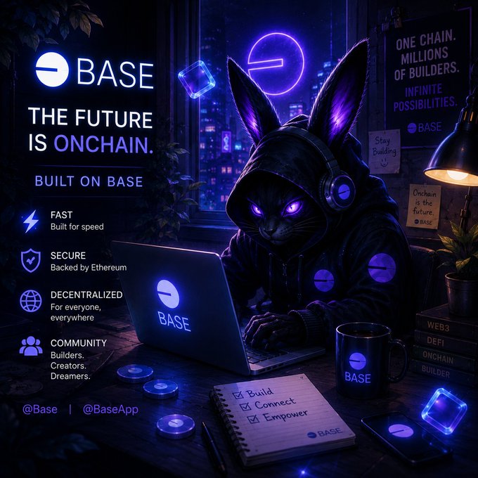 The image features a cat wearing headphones, sitting at a desk with an open laptop computer. The cat appears to be working or studying while wearing a hoodie. There are several books scattered around the workspace, indicating that the cat might be engaged in research or learning activities related to cryptocurrency and blockchain technology.