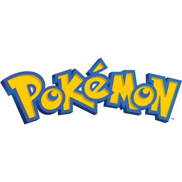 The image shows the iconic yellow and blue Pokémon logo, which relates to the post about Coinbase's new venture into the Pokémon Trading Card Game (TCG) market by offering digital packs backed by physical cards.