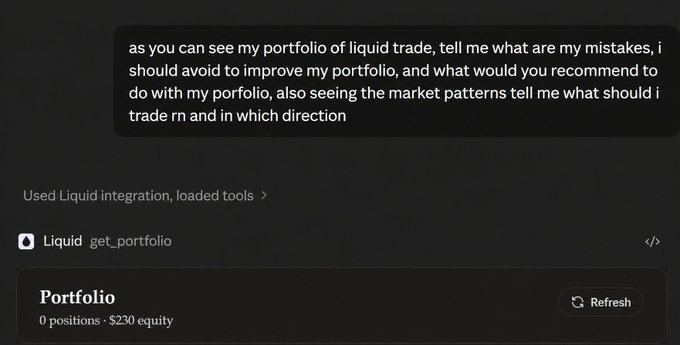 The image shows a person's screen of an app or interface related to investing in liquid trading platforms such as @coinvestai. The main focus of the image is a post made by Claude, who is working with liquid and trying to find out what he can do best for trade. The post appears to be written about investing in liquid trading and includes recommendations on how to use the app correctly, which is an important step in making informed investment decisions.