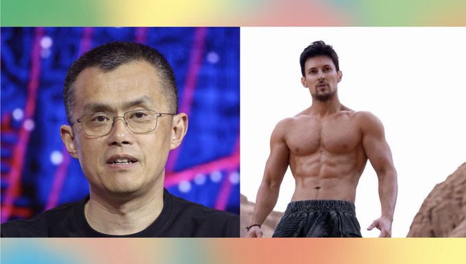 A side-by-side image comparing an older man with glasses on the left and a younger muscular man posing shirtless outdoors on the right.