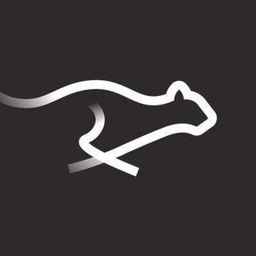 A minimalist white line drawing of a stylized animal (resembling a panther or jaguar) on a black background, symbolizing the post's reference to the ticker "$KTA" (likely Keeta or a similar symbol represented by the leaping big cat).