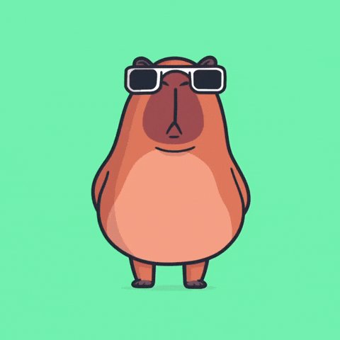 urn of a brown bear with a pair of sunglasses and a white nose, standing on hind legs against a green background.