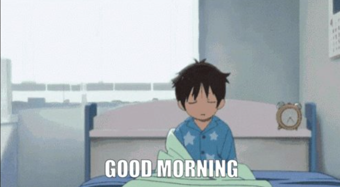 The image features a cartoon boy sitting on a bed with his eyes closed, as if he's meditating or praying. The text "Good Morning" is written above him, indicating that it's morning time. The caption below the image reads "GM Good Morning CT Keep supporting what you believe in Im supporting Polygon." This message seems to be related to the cartoon boy and emphasizes the importance of supporting a cause or idea represented by the character Polygon.

The post is about promoting a charity event, as indicated by the caption. The image's focus on the boy and his actions can evoke feelings of hope and positivity associated with the charity event.