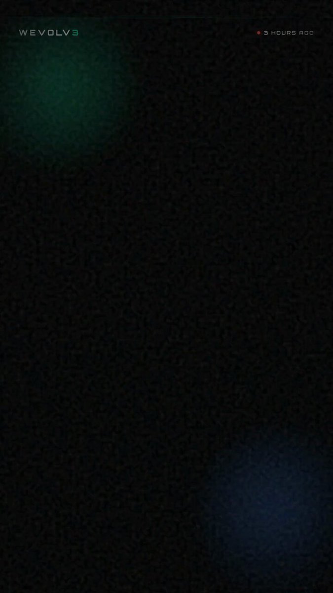 The image shows an advertisement for Bitcoin, with two green circles floating against a black background. The text "Revolv3" is written above the circles, indicating that this is related to the Revolv cryptocurrency. The caption below the image reads "$1.29B IBIT in a dark pool is not a normal print. The real question is whether smart money is rotating out of BTC or just handing it off quietly." This suggests that the image might be promoting an investment opportunity for Bitcoin, and the green circles could represent the cryptocurrency itself.