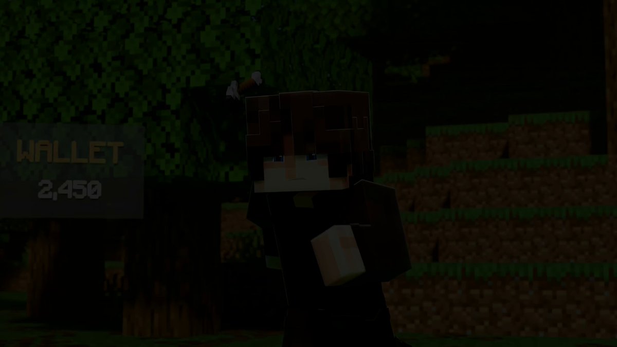The image features a man dressed in black, standing against a backdrop of trees and rocks. The text "Walllet 2.450" can be seen at the bottom left corner of the image. This suggests that there might be an event or competition related to Minecraft called 'Walllet', where players are required to wear a specific outfit and compete against each other in various challenges, with the top fighter being rewarded through the 'Walllet' server.